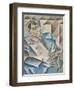 Portrait of Pablo Picasso by Juan Gris-null-Framed Giclee Print