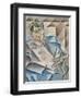 Portrait of Pablo Picasso by Juan Gris-null-Framed Giclee Print