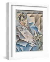 Portrait of Pablo Picasso by Juan Gris-null-Framed Giclee Print