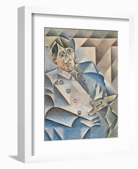 Portrait of Pablo Picasso by Juan Gris-null-Framed Giclee Print