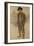 Portrait of Pablo Picasso, c.1900-Ramon Casas-Framed Giclee Print