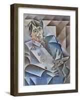 Portrait of Pablo Picasso, January-February 1912-Juan Gris-Framed Giclee Print