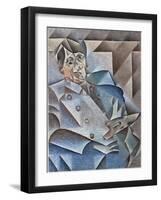 Portrait of Pablo Picasso, January-February 1912-Juan Gris-Framed Giclee Print