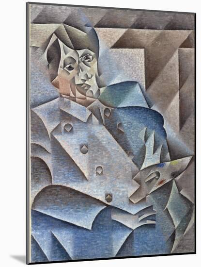 Portrait of Pablo Picasso, January-February 1912-Juan Gris-Mounted Giclee Print