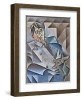 Portrait of Pablo Picasso, January-February 1912-Juan Gris-Framed Giclee Print