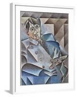 Portrait of Pablo Picasso, January-February 1912-Juan Gris-Framed Giclee Print