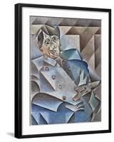 Portrait of Pablo Picasso, January-February 1912-Juan Gris-Framed Giclee Print