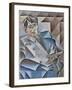 Portrait of Pablo Picasso, January-February 1912-Juan Gris-Framed Giclee Print