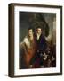 Portrait of Painter and His Brother Francesco-Jozef Tominc-Framed Giclee Print