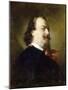 Portrait of Painter Eduard Engerth-Friedrich Von Amerling-Mounted Giclee Print