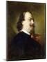 Portrait of Painter Eduard Engerth-Friedrich Von Amerling-Mounted Giclee Print