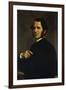 Portrait of Painter Francesco Gandolfi-Santo Bertelli-Framed Giclee Print