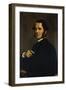 Portrait of Painter Francesco Gandolfi-Santo Bertelli-Framed Giclee Print