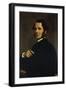 Portrait of Painter Francesco Gandolfi-Santo Bertelli-Framed Giclee Print