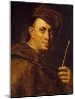 Portrait of Painter, Giovan Battista Tiepolo-Giuseppe Ghislandi-Mounted Giclee Print