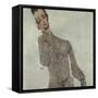 Portrait of Painter Karl Zakovsek, 1910-Egon Schiele-Framed Stretched Canvas