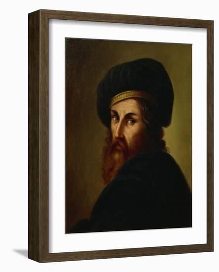 Portrait of Painter Ludovico Carracci-Lattanzio Querena-Framed Giclee Print
