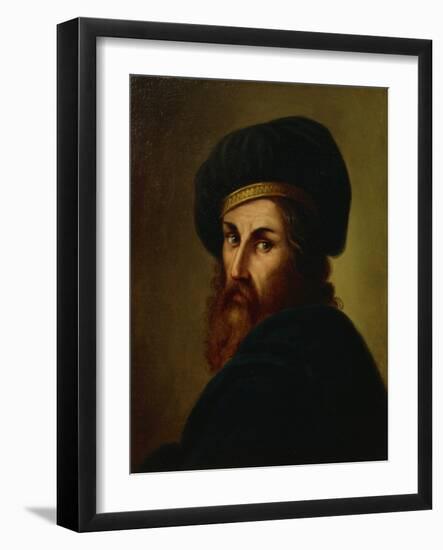 Portrait of Painter Ludovico Carracci-Lattanzio Querena-Framed Giclee Print