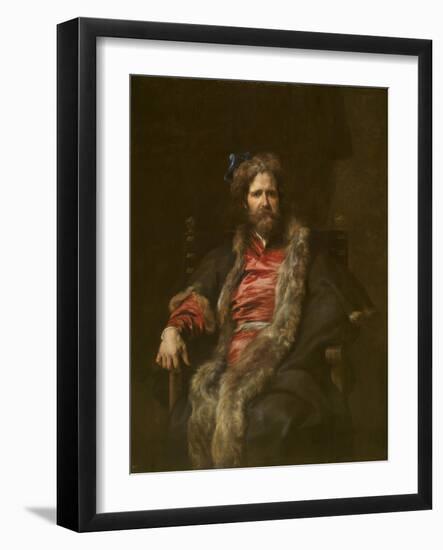 Portrait of Painter Martin Ryckaert (1587-163)-Sir Anthony Van Dyck-Framed Giclee Print