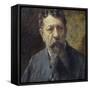 Portrait of Painter Scomparini-Antonio Lonza-Framed Stretched Canvas