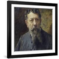 Portrait of Painter Scomparini-Antonio Lonza-Framed Giclee Print