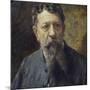 Portrait of Painter Scomparini-Antonio Lonza-Mounted Giclee Print