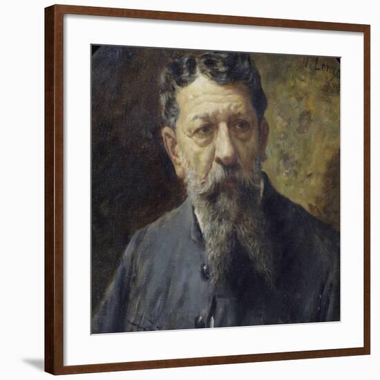 Portrait of Painter Scomparini-Antonio Lonza-Framed Giclee Print