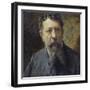 Portrait of Painter Scomparini-Antonio Lonza-Framed Giclee Print