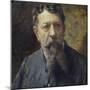 Portrait of Painter Scomparini-Antonio Lonza-Mounted Giclee Print