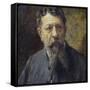 Portrait of Painter Scomparini-Antonio Lonza-Framed Stretched Canvas