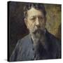 Portrait of Painter Scomparini-Antonio Lonza-Stretched Canvas