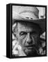 Portrait of Painter Thomas Hart Benton with a Cigar in His Mouth-Alfred Eisenstaedt-Framed Stretched Canvas