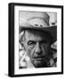 Portrait of Painter Thomas Hart Benton with a Cigar in His Mouth-Alfred Eisenstaedt-Framed Premium Photographic Print