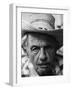 Portrait of Painter Thomas Hart Benton with a Cigar in His Mouth-Alfred Eisenstaedt-Framed Premium Photographic Print