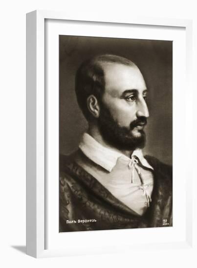 Portrait of Paolo Veronese-null-Framed Giclee Print