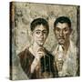 Portrait of Paquius Proculus and His Wife-null-Stretched Canvas