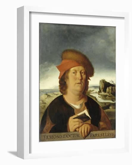 Portrait of Paracelsus-Quentin Massys-Framed Giclee Print