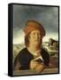 Portrait of Paracelsus-Quentin Massys-Framed Stretched Canvas