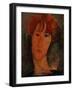 Portrait of Pardy, C.1915-Amedeo Modigliani-Framed Giclee Print