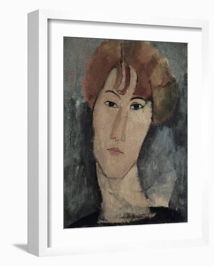 Portrait of Pardy-Amedeo Modigliani-Framed Giclee Print