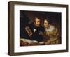 Portrait of Parents, 1832-Pietro Fabris-Framed Giclee Print