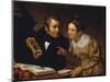 Portrait of Parents, 1832-Pietro Fabris-Mounted Giclee Print