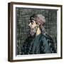 Portrait of Parmenides of Elea (flc 5th BC) Greek philosopher-French School-Framed Giclee Print