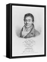 Portrait of Pascal Joseph François Gosselin, 1821-Julien Leopold Boilly-Framed Stretched Canvas
