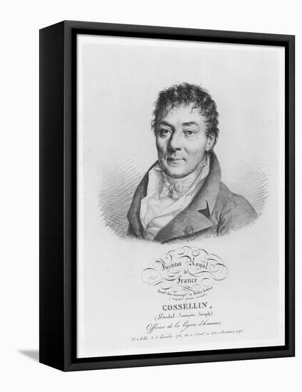 Portrait of Pascal Joseph François Gosselin, 1821-Julien Leopold Boilly-Framed Stretched Canvas