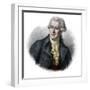 Portrait of Pascal (Pasquale) Paoli (1725-1807) Corsican patriot and leader-French School-Framed Giclee Print