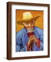 Portrait of Patience Escalier, 1888-Vincent van Gogh-Framed Giclee Print