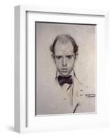 Portrait of Pau Casals-Ramon Casas i Carbo-Framed Art Print