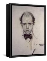 Portrait of Pau Casals-Ramon Casas i Carbo-Framed Stretched Canvas