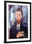 Portrait of Paul Alexander's-Amedeo Modigliani-Framed Art Print